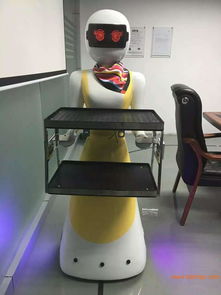 志通诚红旺二号送餐机器人 自动传菜与智能语音菜品介绍